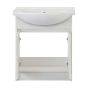 Meuble-lavabo, Cybellia, 2 portes, blanc, 30"