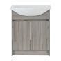 Meuble-lavabo, Cybellia, 2 portes, blanc, 30"
