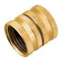 Metal Double Female Connector