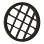 Grillages de sortie Système 636 en PVC FGV, mâle, 2", noir