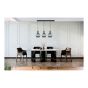 3-Light Pendant -Black