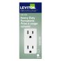 Prise Decora, usage intensif, 15 A, blanc