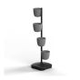 Botanica Urban Garden - 4 Planters - 17.5" x 62" - Grey