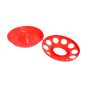 Poultry B4 Plastic Feeder Base - 1 L - Red