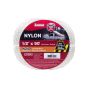 Nylon Smooth Braid Rope - White - 1/2" x 50'