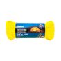 Corde à noyau creux en polypropylène, jaune, 1/4" x 100'