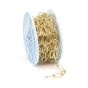 Open Oval Decorative Chain - Gold - 3 mm x 15.2 m