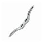 Taquet pour corde en acier, 4 1/2", fini nickel