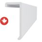 SlatWall Upper Molding - White - 8'