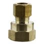 Adaptateur femelle, 3/8" od comp x 1/2" fpt