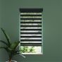 Cordless Zebra Roller Shade - Black - 48" x 72"