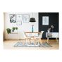 Luminaire suspendu à 1 lumière Beverly, noir, 19,44"