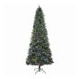 Sapin de Noël, pommes de pin, 600 lumières blanches et multicolores, 9'