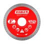 Disque à tronçonner à bord continu diamanté, pour maçonnerie, 5"
