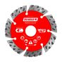 Disque à tronçonner à segments diamantés Turbo, pour maçonnerie, 4"