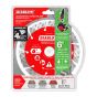 Disque à tronçonner à segments diamantés Turbo, pour maçonnerie, 6"