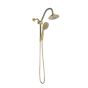 Ensemble de pomme de douche et douche à main, Symphony 022 Rétrofit, or mat, 10 morceaux