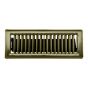 Floor Register - Antique Brass - 3" x 10"