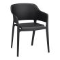 Stackable Plastic Chair - Black
