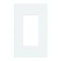 Screwless Wallplate - Claro - Simple - White