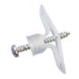 Nylon plugs with Screws - medium - 4/pkg - 1/4"
