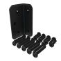 L-bracket kit - steel - 2x2x2"
