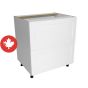 Base Cabinet 2 Drawers - Shaker - White - 30" x 34 3/4" x 24"