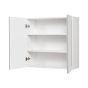 Caisson supérieur 2 portes, Shaker, gris, 36" x 30" x 12 1/2"