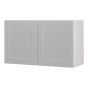 Wall Oven Cabinet 2 Doors - Skaker - Grey - 30" x 18" x 12 1/2"
