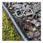 Crampes en forme de S, 10/pqt, 1,5" x 6"