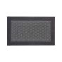 Tapis d’entrée, bord caoutchouc, 18’’ x 30’’, gris et noir
