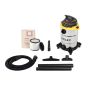 Aspirateur sec/humide acier inoxydable, 4 ch, 8 gal