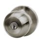 Front Door Knob - Hudson - Satin Nickel