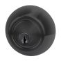 Round Deadbolt - Matte Black