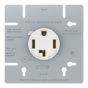Receptacle Power Dryer  - White - NEMA 14-30R - NEMA 14-30R - 30 A/125V/250 V