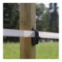 Isolateur ruban pour poteau, noir, 60/pqt