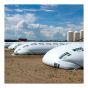 Large Ensilage and Grain Bag - White-Black - 14' x 500'