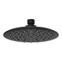Rain Shower - Round - Matte Black - 8"