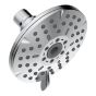 Pomme de douche, 6 fonctions, jet massage, chrome