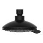 Pomme de douche, 6 fonctions, jet massage, noir mat