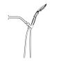 Ensemble douchette, 7 fonctions, chrome, 2 mcx