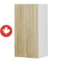 Caisson supérieur 1 porte, Beauté Naturelle, bois, 15" x 30" x 12 1/2"
