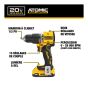 Kit Hammer drill - 1/2" - 20V - 4 pcs