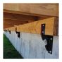 Support de poutre pour patio, N1200-LW-I, 1 200 lb