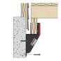 Support de poutre pour patio, N1200-LW-I, 1 200 lb