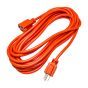 Rallonge extérieure, 1 prise, orange, 15 m