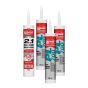 Ensemble d’installation pour contour de bain, blanc, PL 700, 4 mcx