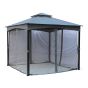 Gazebo à toit souple, 10’ x 10’