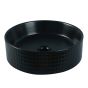 Vessel Round Sink - 15 3/4" x 5 5/16" - Matte Black