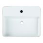 Lavabo, argile, blanc, 19,69" x 16,54" x 5,9"